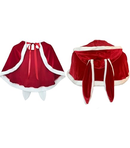 Amazon.co.jp: Ymgot クリスマス マント サンタ コスプレ キッズ 大人